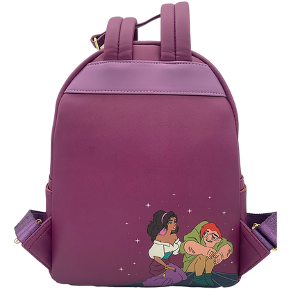 Loungefly Exclusive Disney The Hunchback of Notre Dame, Esmeralda and Djali Scene Mini Backpack