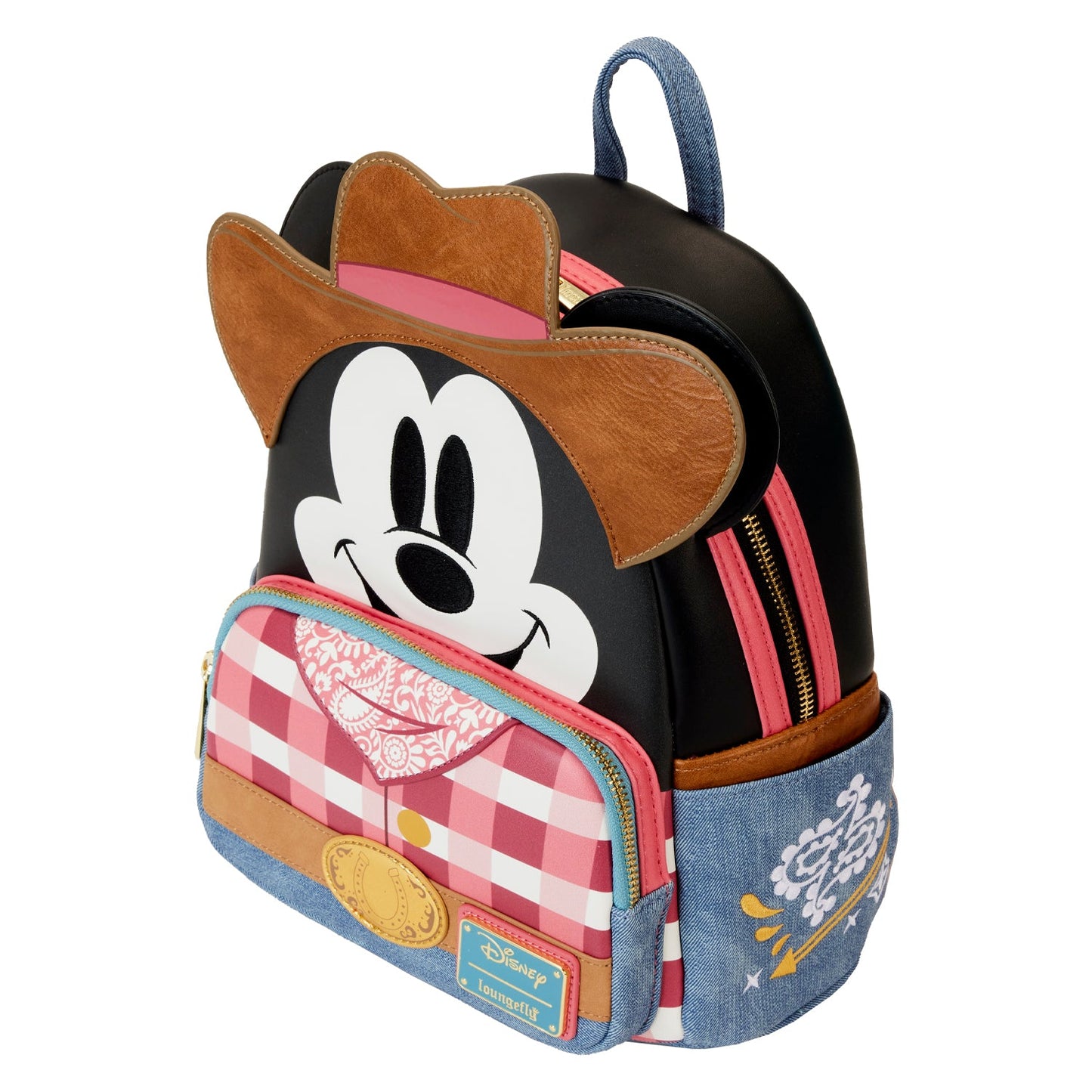 Loungefly Disney Western Mickey Mouse Cosplay Mini Backpack