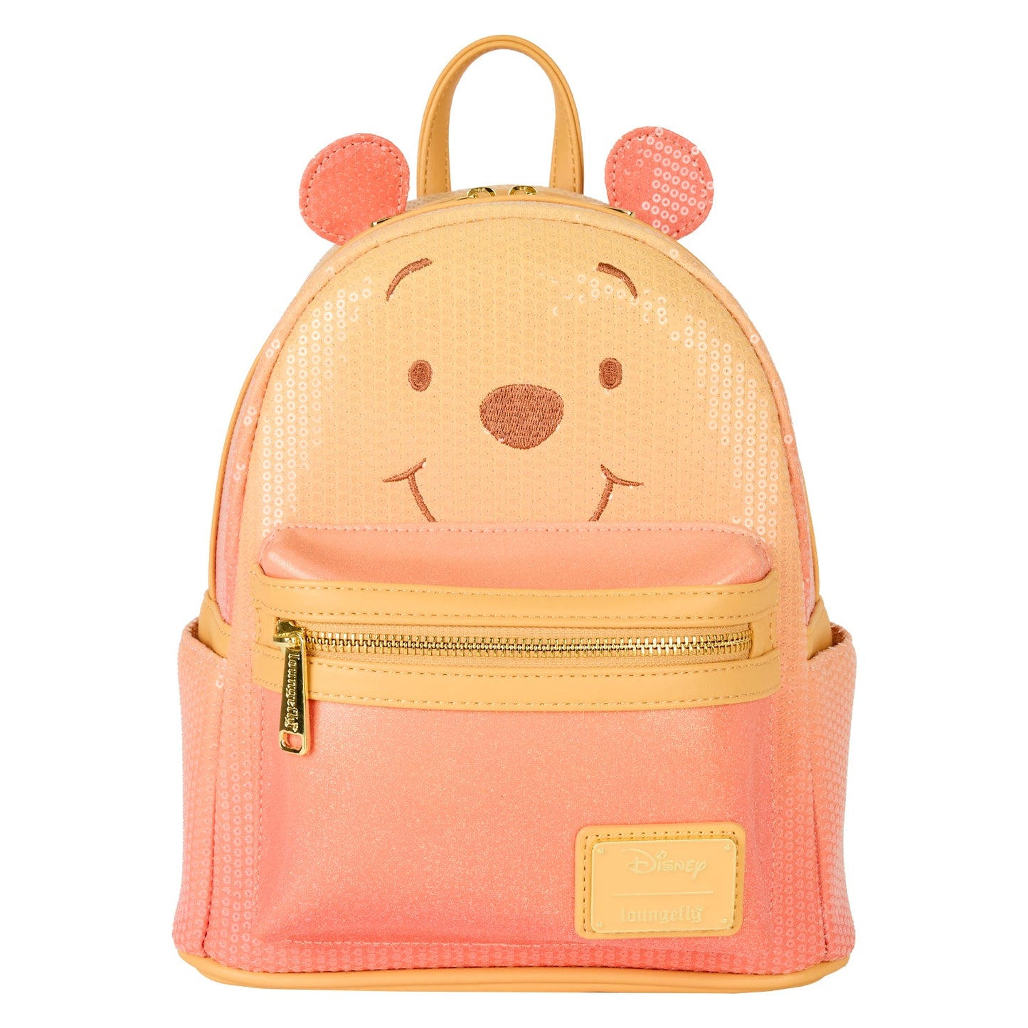 Loungefly Disney Winnie the Pooh Cosplay Sequin Glitter Mini Backpack