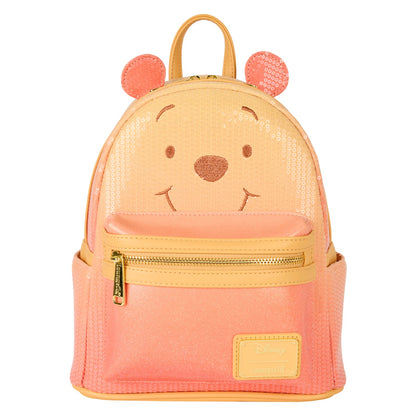 Loungefly Disney Winnie the Pooh Cosplay Sequin Glitter Mini Backpack