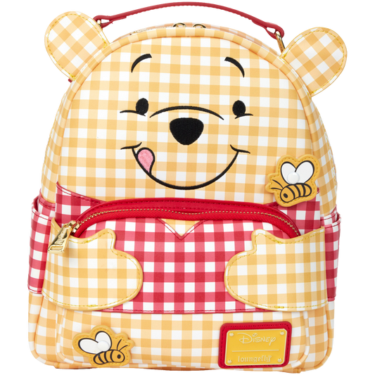 Loungefly Disney Winnie The Pooh Gingham Mini Backpack