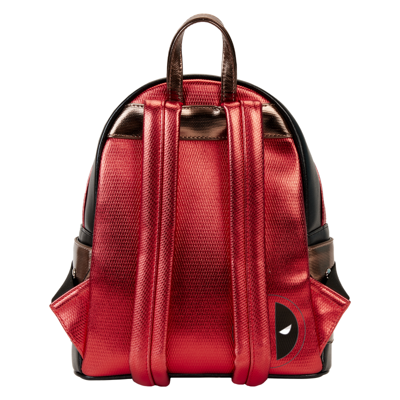 Loungefly Marvel Metallic Deadpool Cosplay Mini Backpack