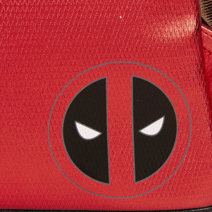 Loungefly Marvel Metallic Deadpool Cosplay Mini Backpack
