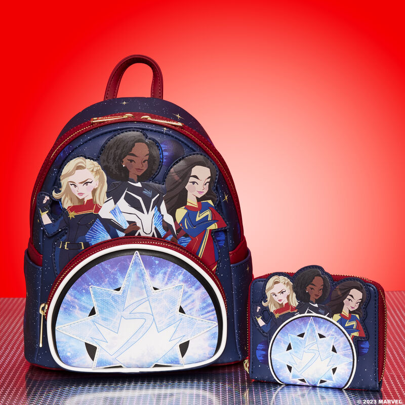 Loungefly Marvel the Marvels Group Mini Backpack