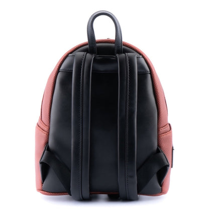 Loungelfy NFL Las Vegas Raiders Pigskin Logo Mini Backpack