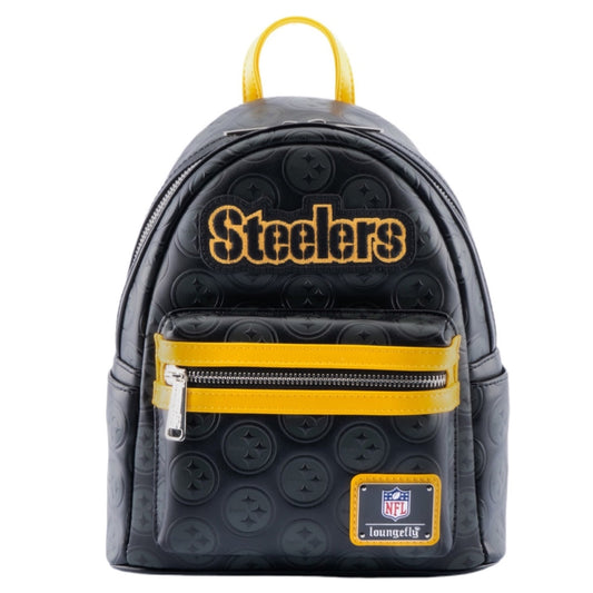 Loungefly NFL Pittsburgh Steelers Logo All-over-print Mini Backpack