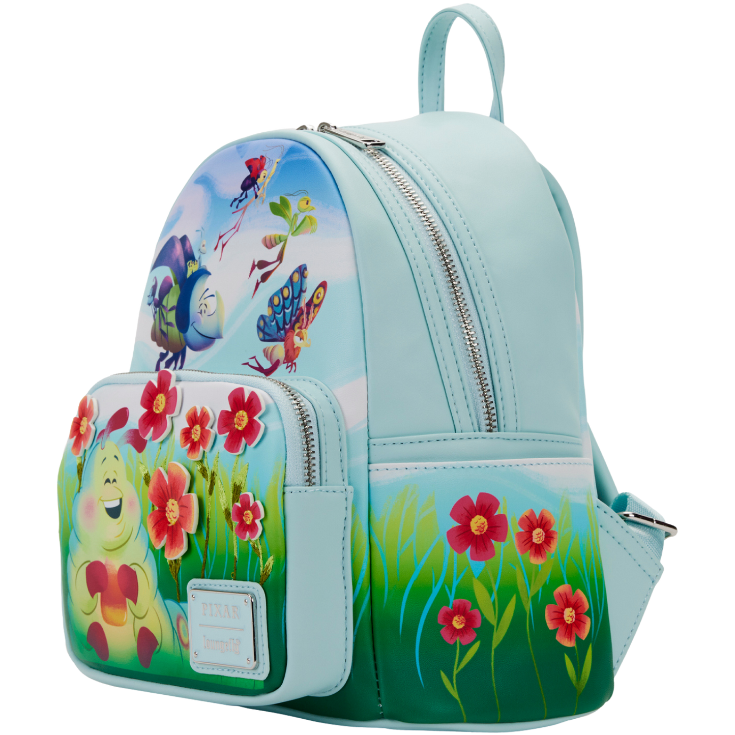 Loungefly Pixar A Bugs Life Earth Day Mini Backpack