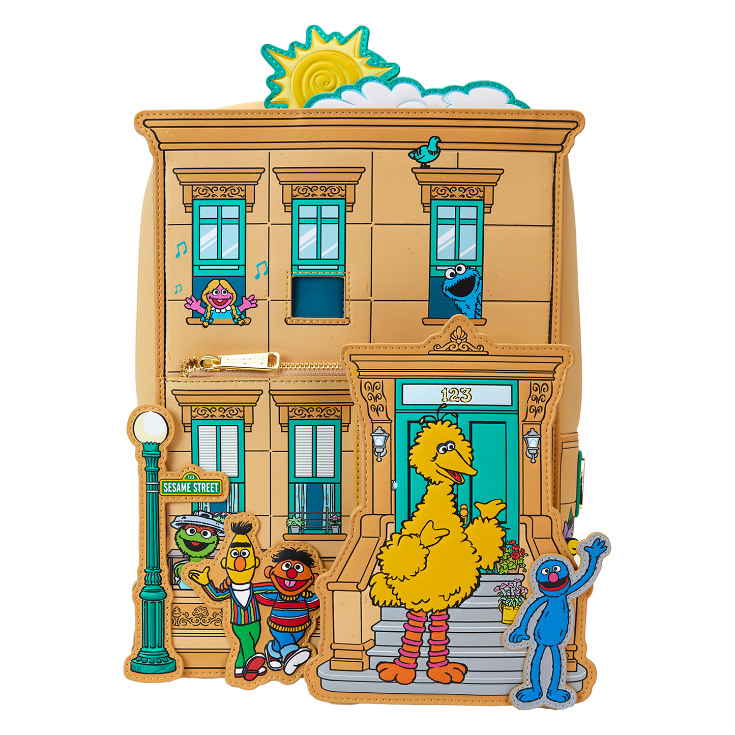 Loungefly Sesame Street Corner Mini Backpack