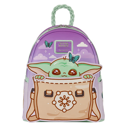 Loungefly Star Wars The Mandalorian Grogu Butterfly Mini Backpack