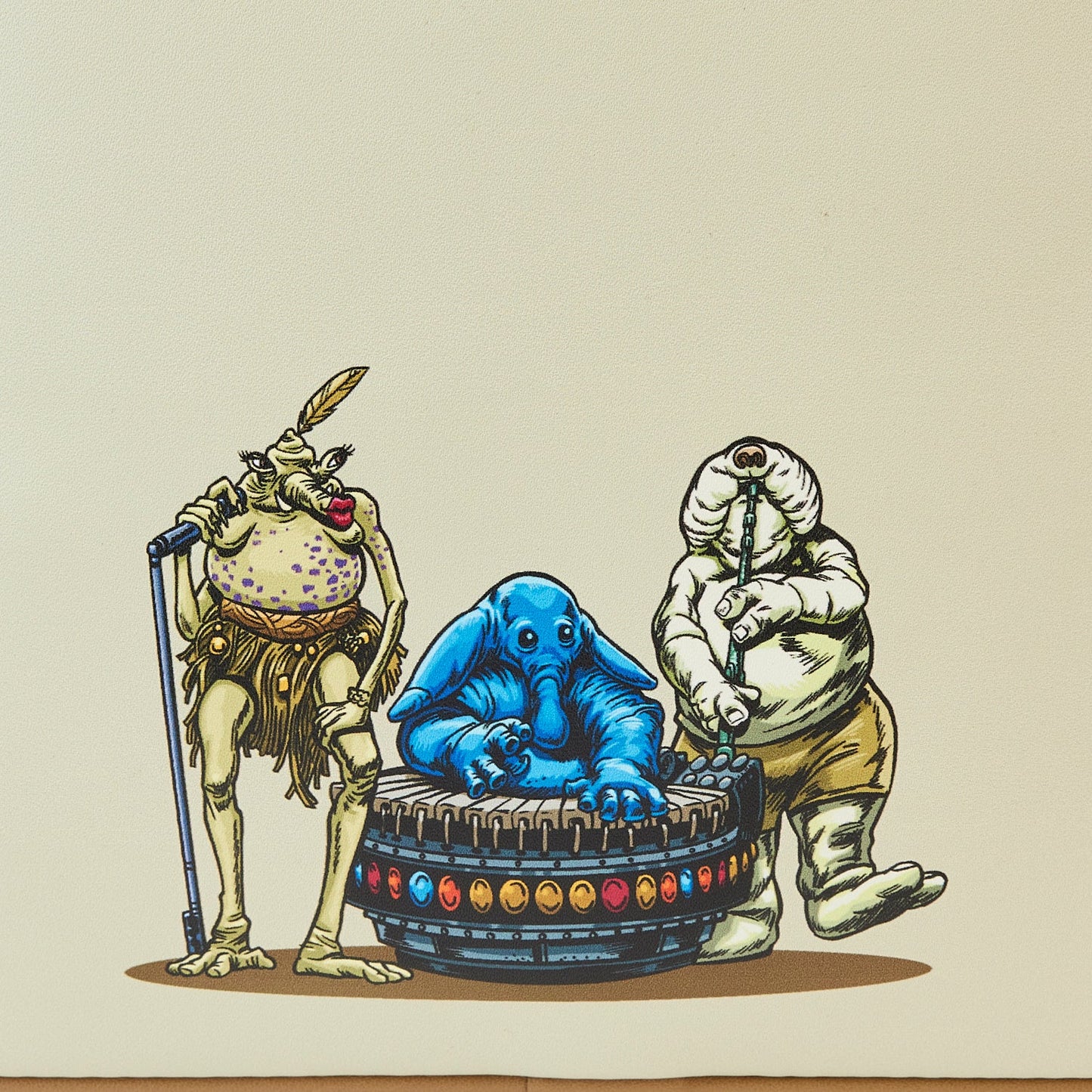 Loungefly Star Wars: Return of the Jedi 40th Anniversary Jabba's Palace Mini Backpack
