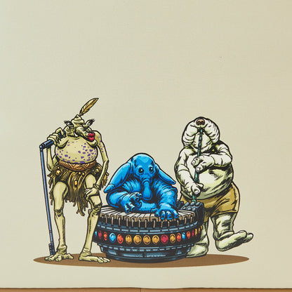 Loungefly Star Wars: Return of the Jedi 40th Anniversary Jabba's Palace Mini Backpack