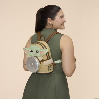 Loungefly Star Wars the Mandalorian Grogu & Anzellan Mini Backpack