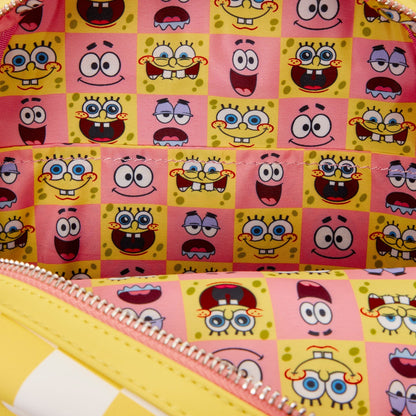 Loungefly Spongebob Squarepants & Patrick Star Checkered Mini Backpack