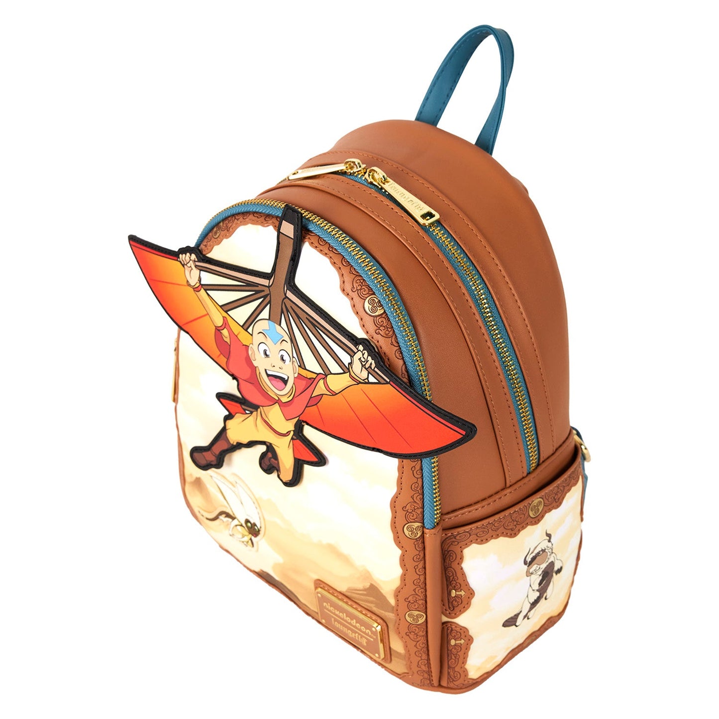 Loungefly Nickelodeon Avatar: The Last Airbender Aang Glider Staff Mini Backpack