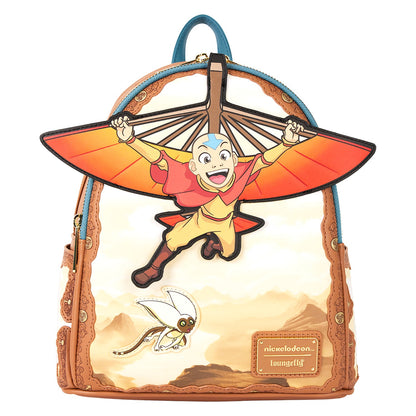 Loungefly Nickelodeon Avatar: The Last Airbender Aang Glider Staff Mini Backpack