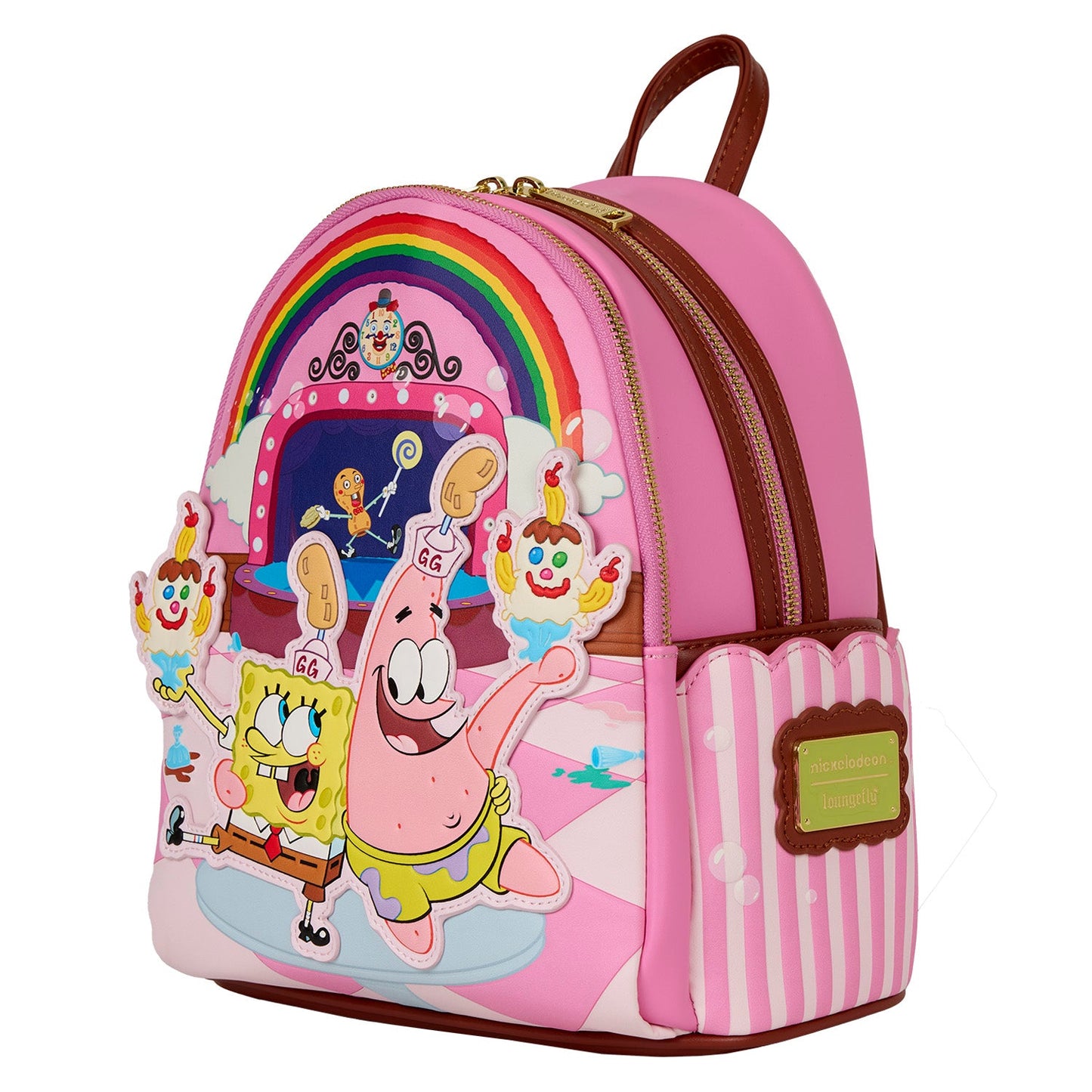 Loungefly Nickelodeon SpongeBob & Patrick Goofy Goobers Light Up Mini Backpack