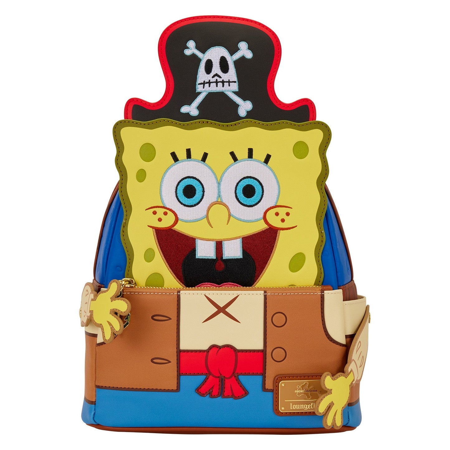 Loungefly Nickelodeon Spongebob Squarepants Pirate Costume Mini Backpack