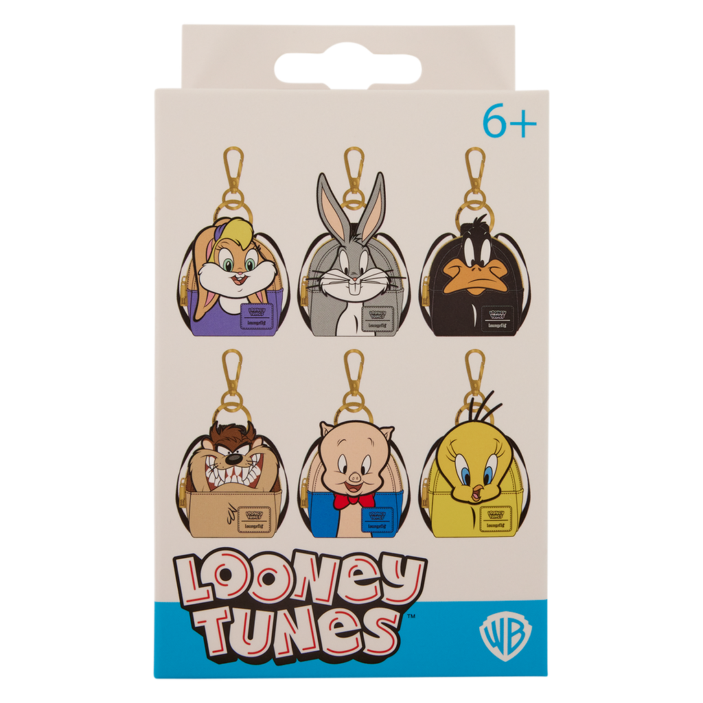 Loungefly Warner Bros. Looney Tunes Characters Mystery Mini Backpack Keychain Charm