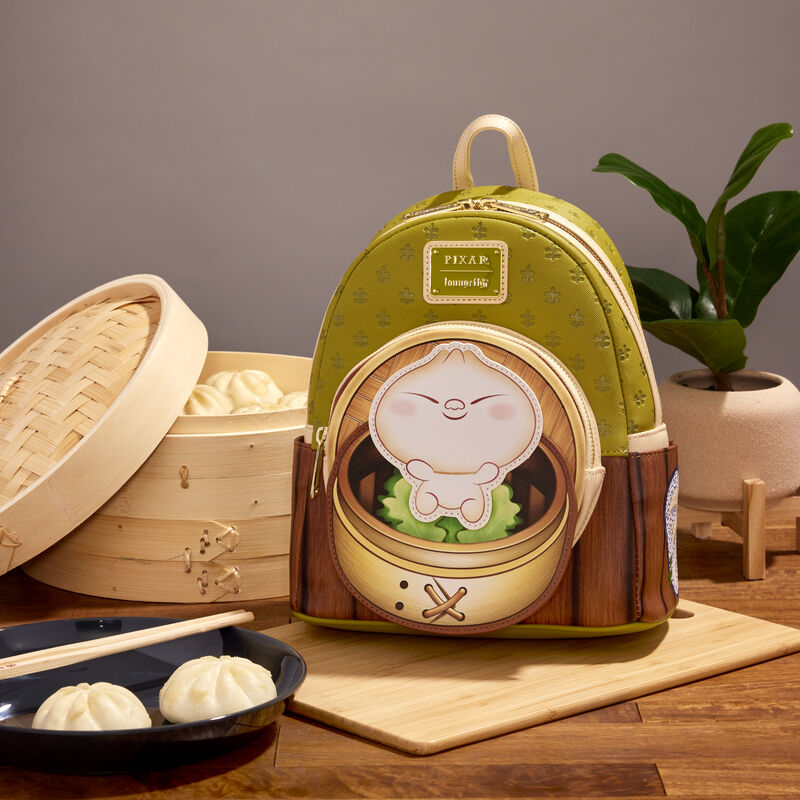 Loungefly Pixar Shorts Bao Bamboo Steamer Basket Mini Backpack