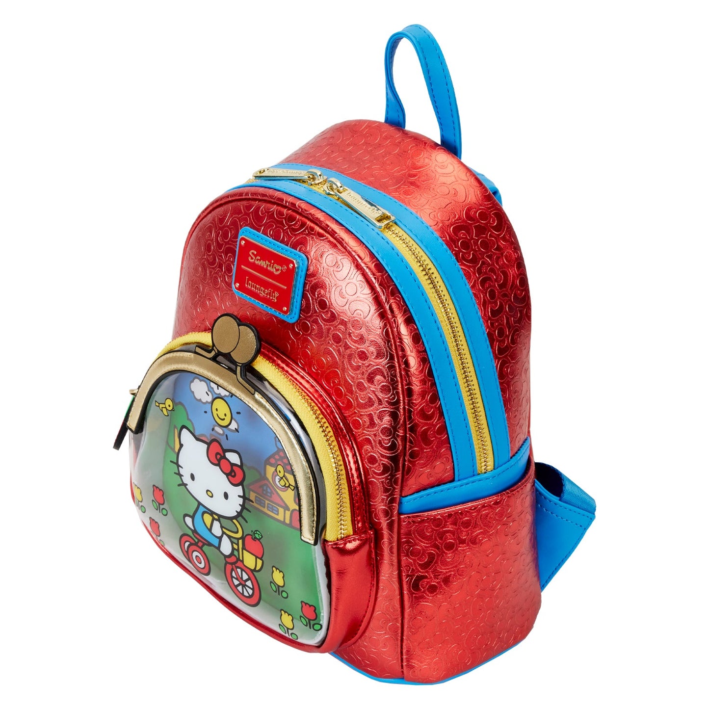 Loungefly Sanrio Hello Kitty 50th Anniversary Coin Bag Metallic Mini Backpack
