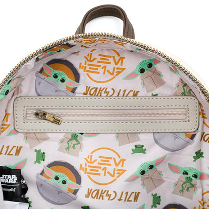 Loungefly Star Wars Mandalorian Baby Yoda in Crib Mini Backpack