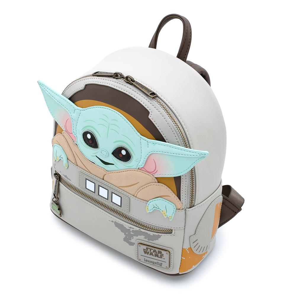 Loungefly Star Wars Mandalorian Baby Yoda in Crib Mini Backpack