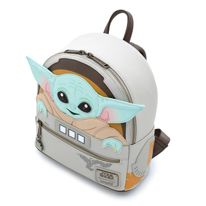 Loungefly Star Wars Mandalorian Baby Yoda in Crib Mini Backpack