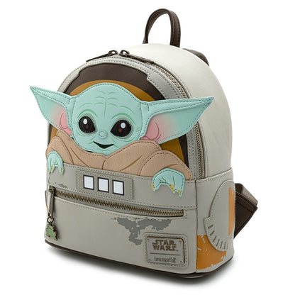 Loungefly Star Wars Mandalorian Baby Yoda in Crib Mini Backpack