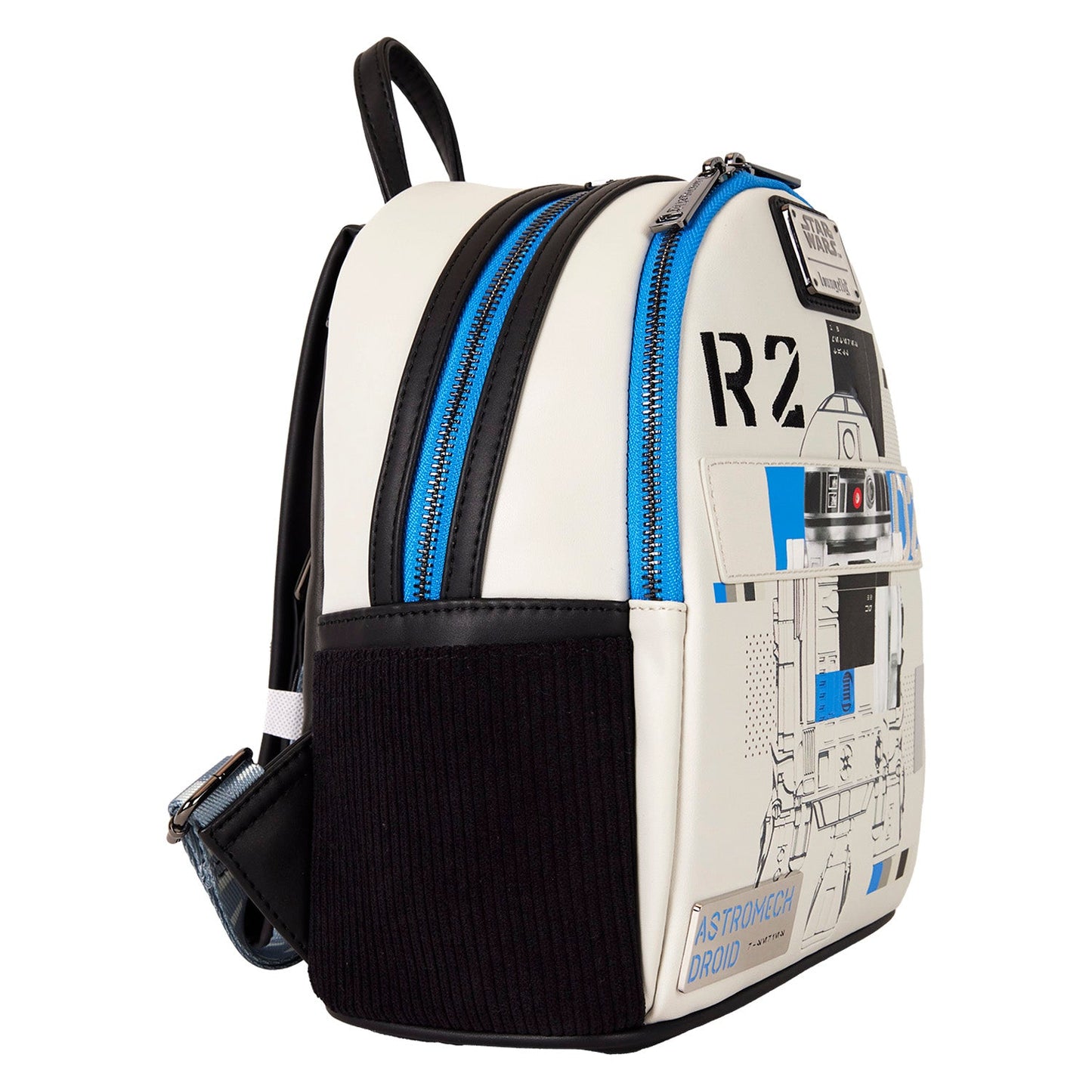 Loungefly Star Wars: The Power of the Force R2-D2 Astromech Droid Light Up Mini Backpack
