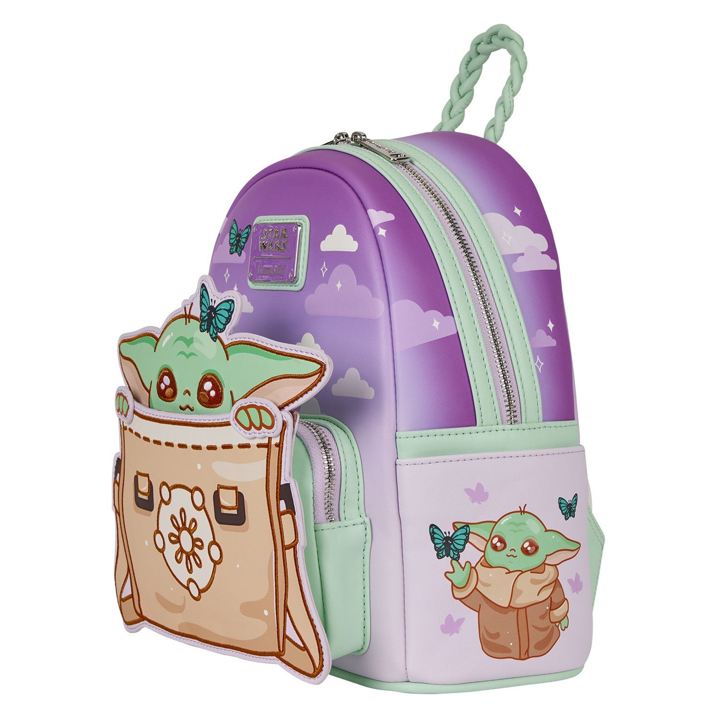 Loungefly Star Wars The Mandalorian Grogu Butterfly Mini Backpack