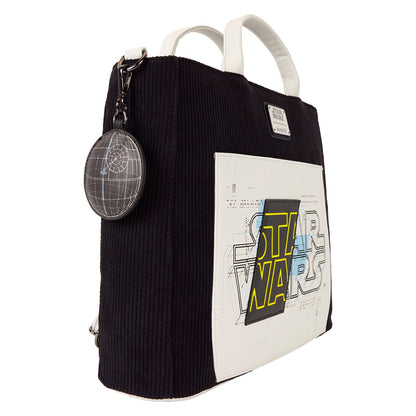Loungefly Star Wars: The Power of the Force Convertible Backpack & Tote Bag