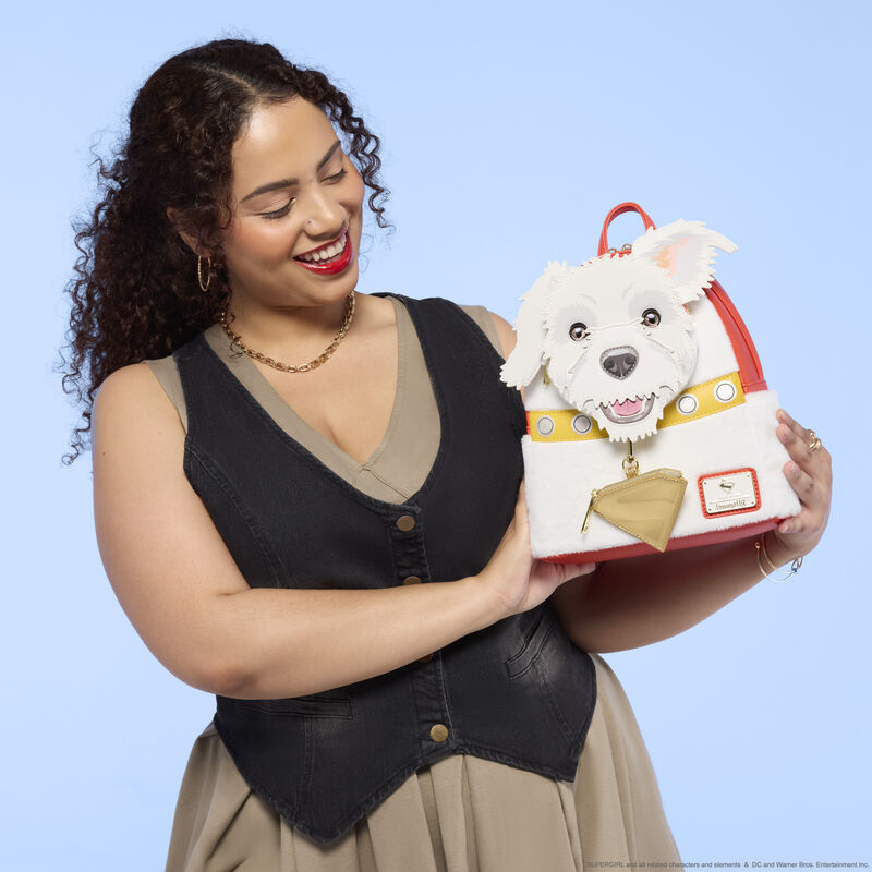 Loungefly Supergirl Krypto Cosplay Mini Backpack