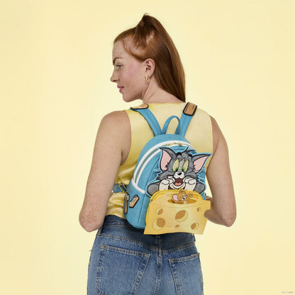 Loungefly WB Tom and Jerry Plush Pop-Up Mini Backpack
