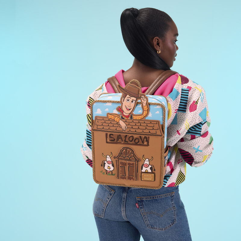 Loungefly Pixar Toy Story 30th Anniversary Woody Saloon Mini Backpack