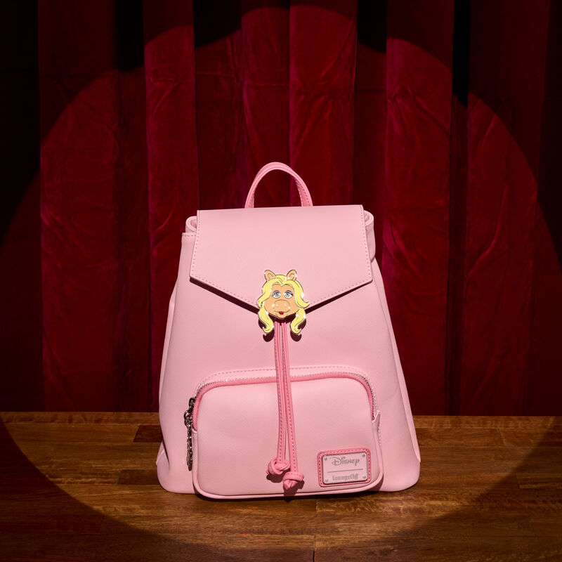 Loungefly Disney The Muppets Miss Piggy Drawstring Mini Backpack