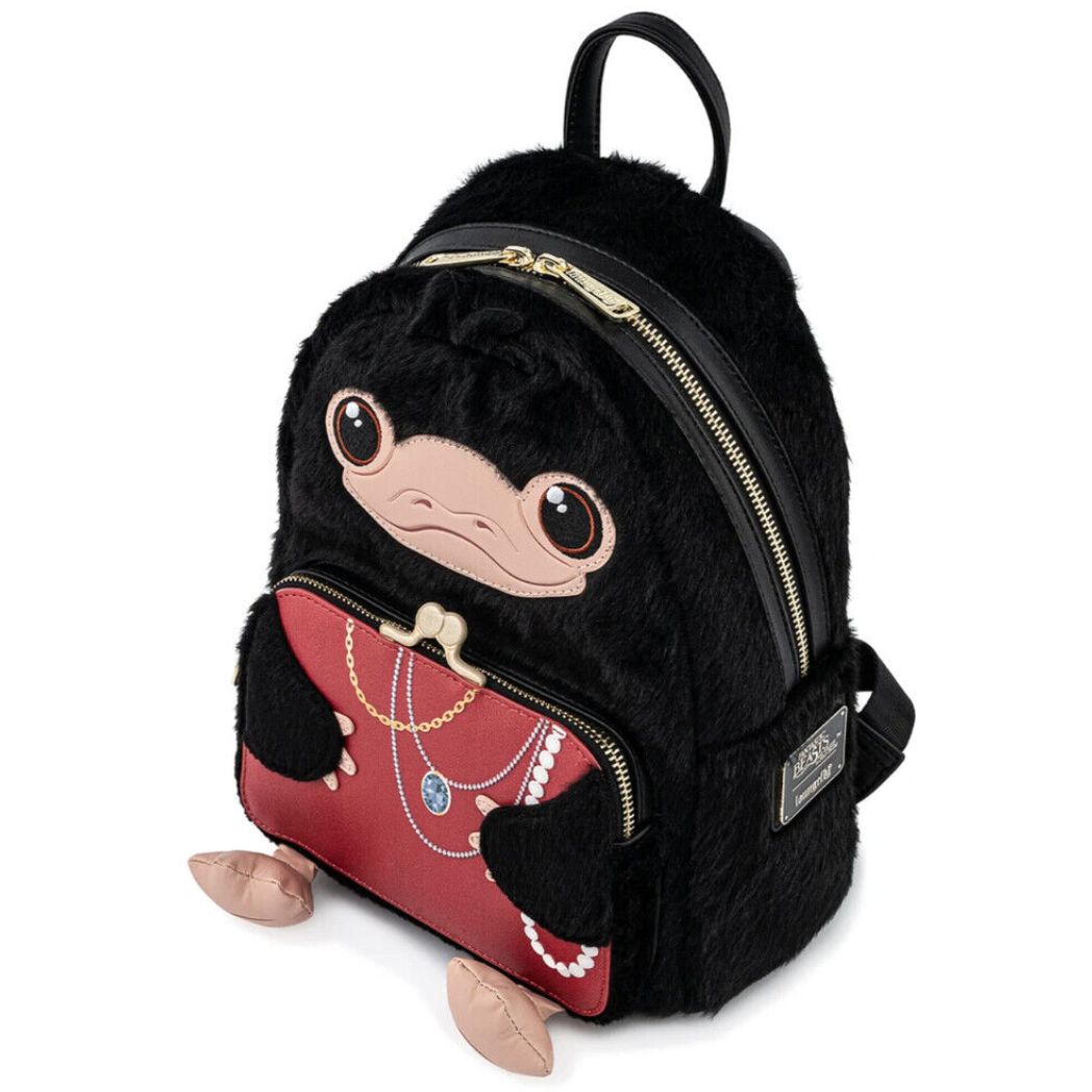 Loungefly Fantastic Beasts Niffler Plush Cosplay Mini Backpack