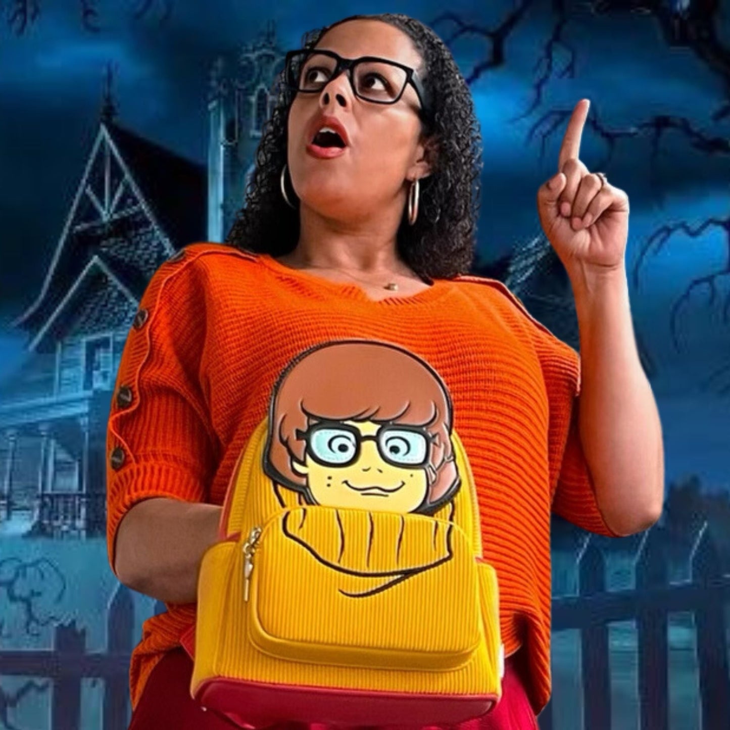 Loungefly Scooby Doo Velma Cosplay Mini Backpack (Exclusive)