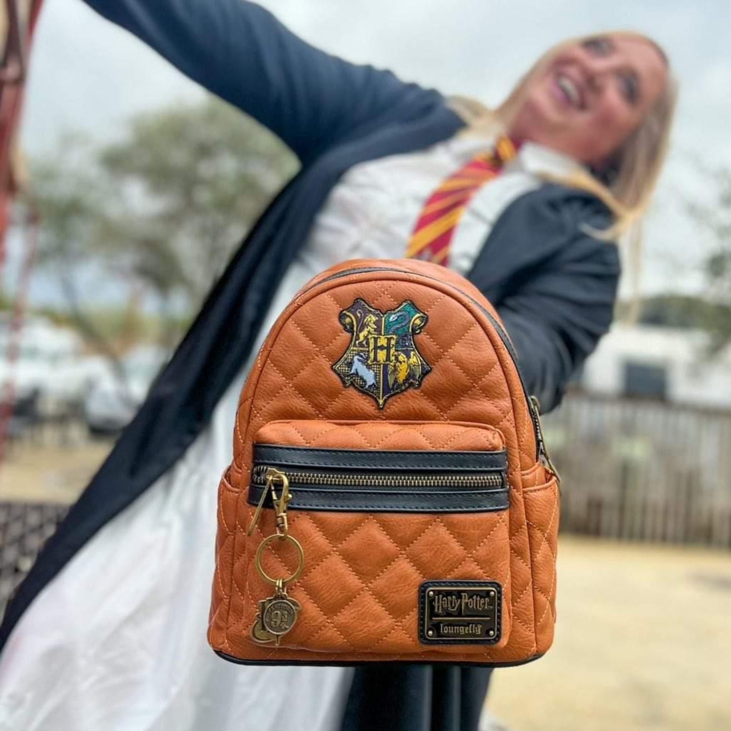 Loungefly Harry Potter Hogwarts Crest Mini Backpack (Exclusive)