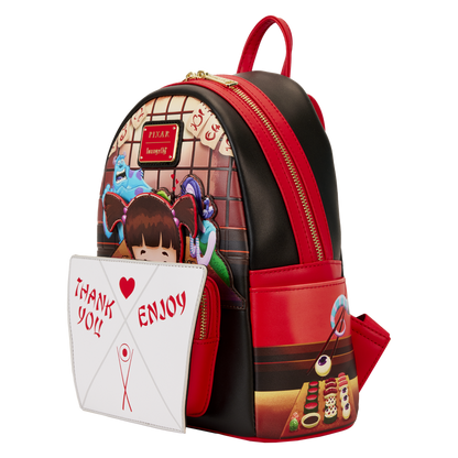 Loungefly Disney Pixar Monsters Inc Harryhausen's Takeout Boo Popup Mini Backpack