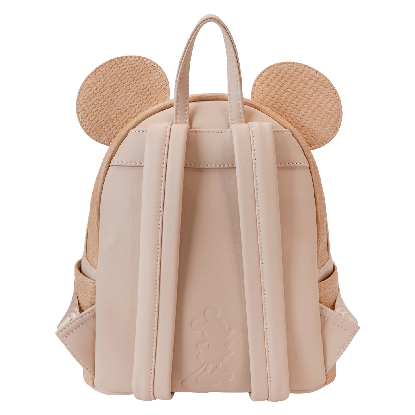 Loungefly Disney Mickey Mouse Woven Straw Texture Mini Backpack
