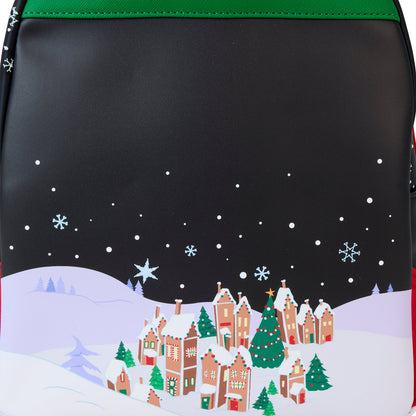 Loungefly Disney Nightmare Before Christmas Candy Cane Carousel Glow Mini Backpack