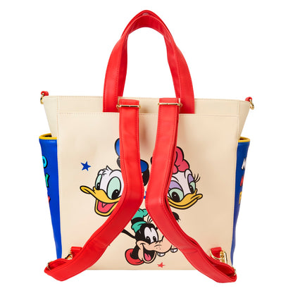 Loungefly Disney Mickey & Friends Convertible Backpack & Tote Bag
