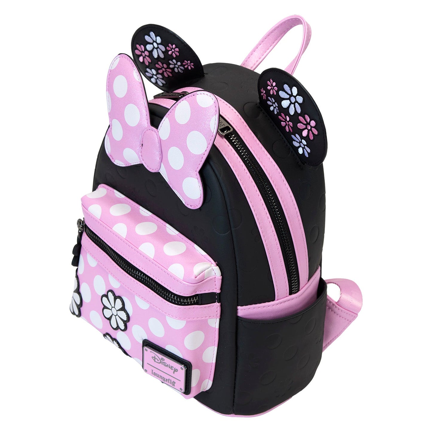Loungefly Disney Minnie Floral Rock the Dots Mini Backpack