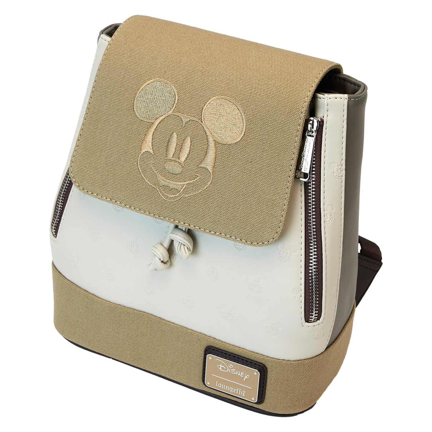 Loungefly Disney Mickey and Friends Canvas Drawstring Bucket Mini Backpack