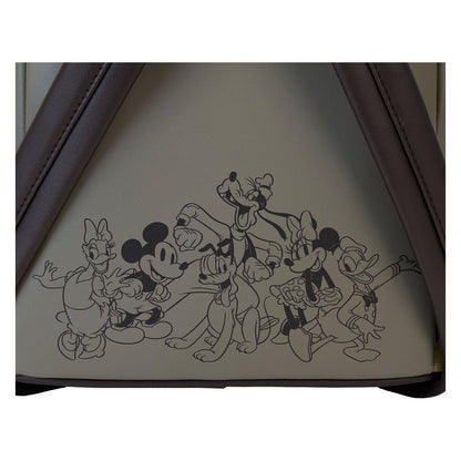 Loungefly Disney Mickey and Friends Canvas Drawstring Bucket Mini Backpack