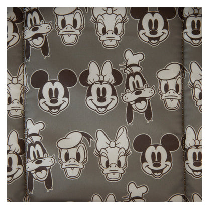 Loungefly Disney Mickey and Friends Canvas Drawstring Bucket Mini Backpack