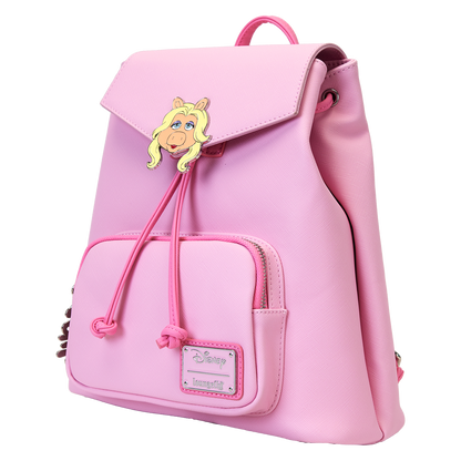 Loungefly Disney The Muppets Miss Piggy Drawstring Mini Backpack