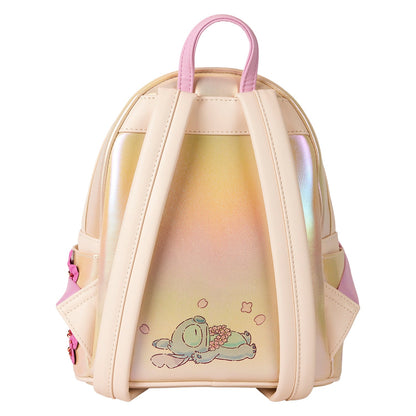 Loungefly Disney Stitch & Angel Cherry Blossom Heart Mini Backpack