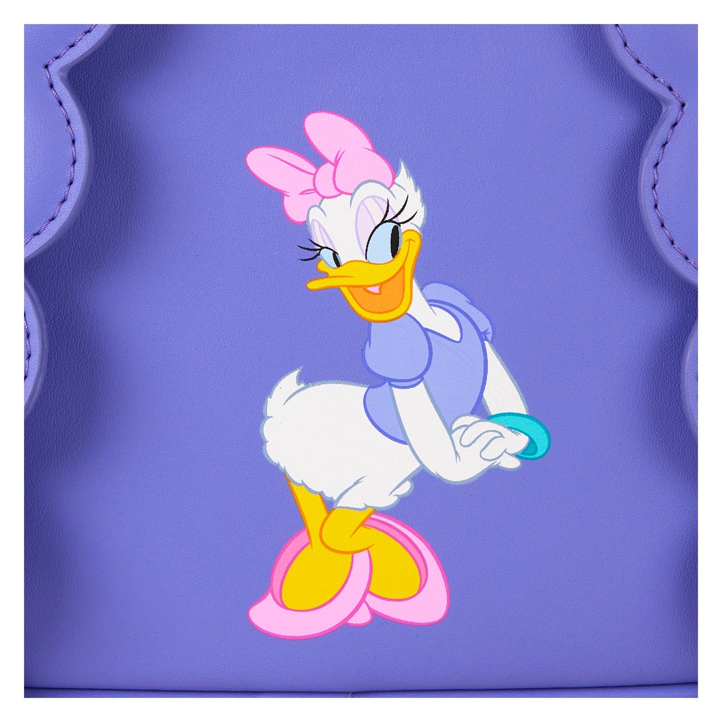 Loungefly Disney Daisy Duck Plush Sequin Mini Backpack