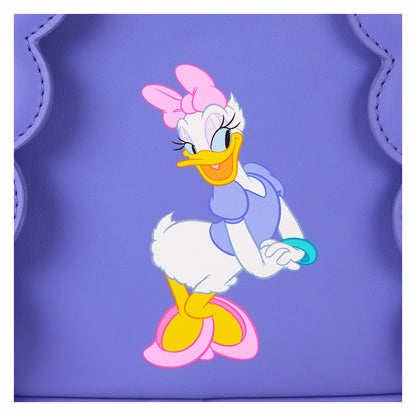 Loungefly Disney Daisy Duck Plush Sequin Mini Backpack